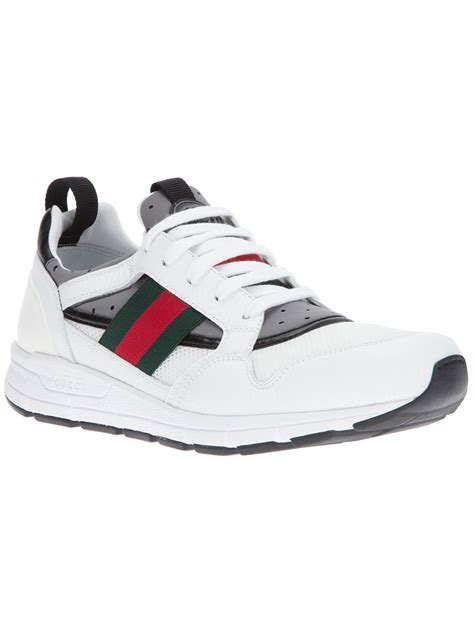 gucci run white|Gucci running shoes.